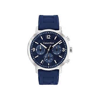 Gauge analoog kwartshorloge voor heren met siliconen armband 25200460