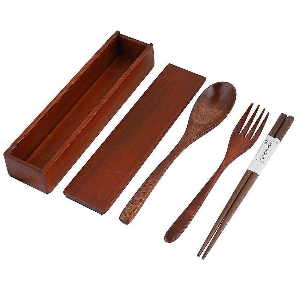 Portable Reusable Cutlery Set Tableware with Storage Case Box
