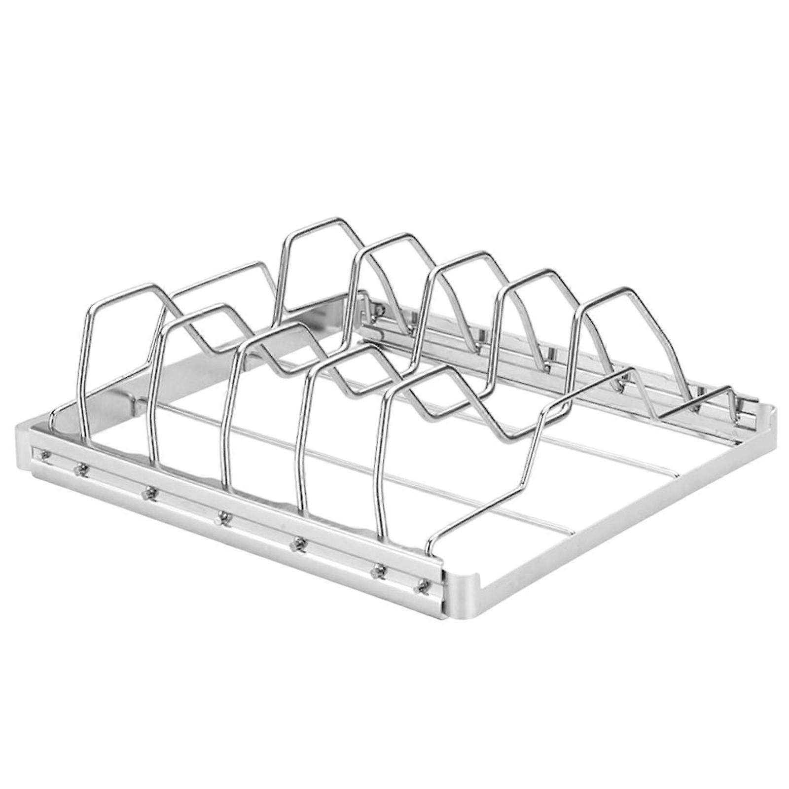 Revbensställ Lättanvänd grilltillbehör Revbensställ för utomhusmatlagning Grill