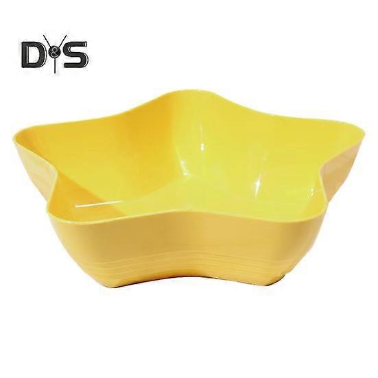 Five-pointed Star Fruit Plate Large Capacity Food Grade Plastic Multi-purpose Snack Fruit Nut Food Serving Tray Bowl Dish Holder Kitchen Supplies
