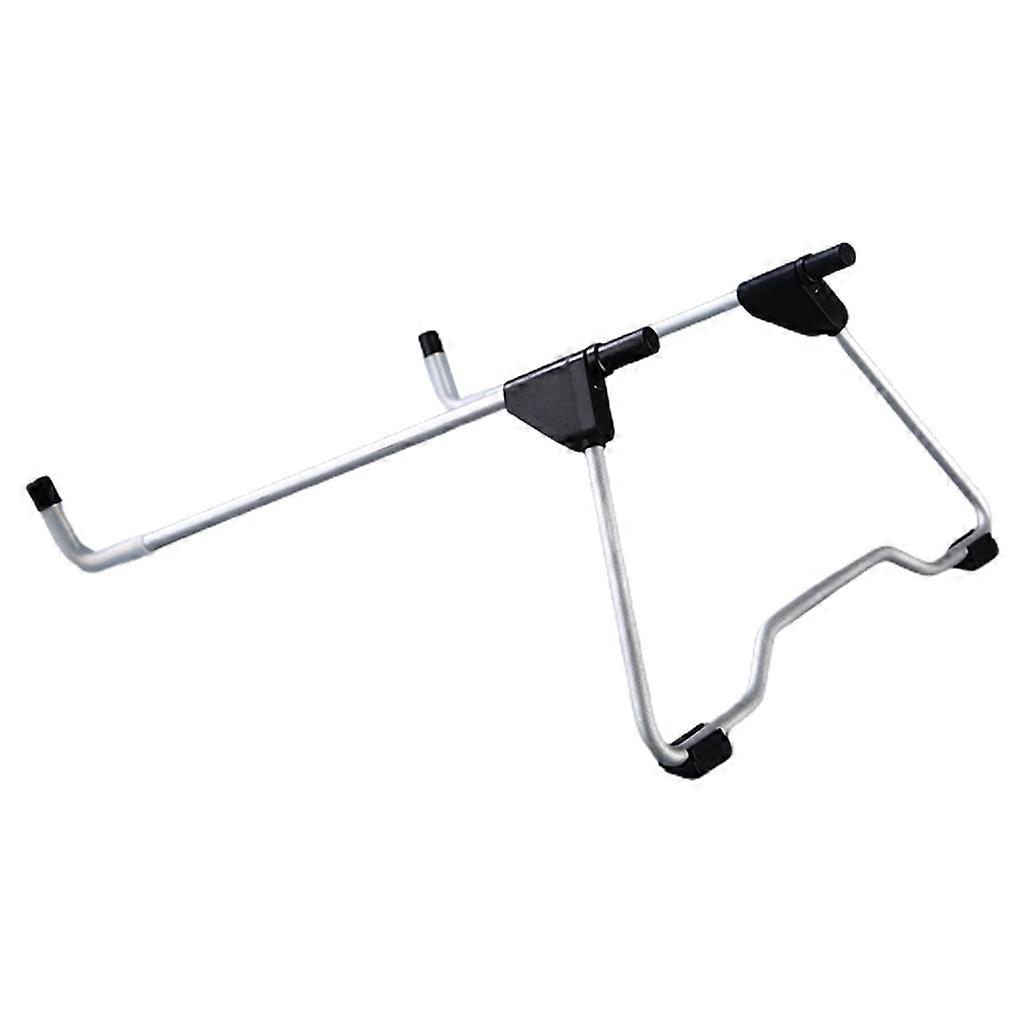 Folding Portable Laptop Stand Viewing Angle/Height Adjustable Bracket Support  black