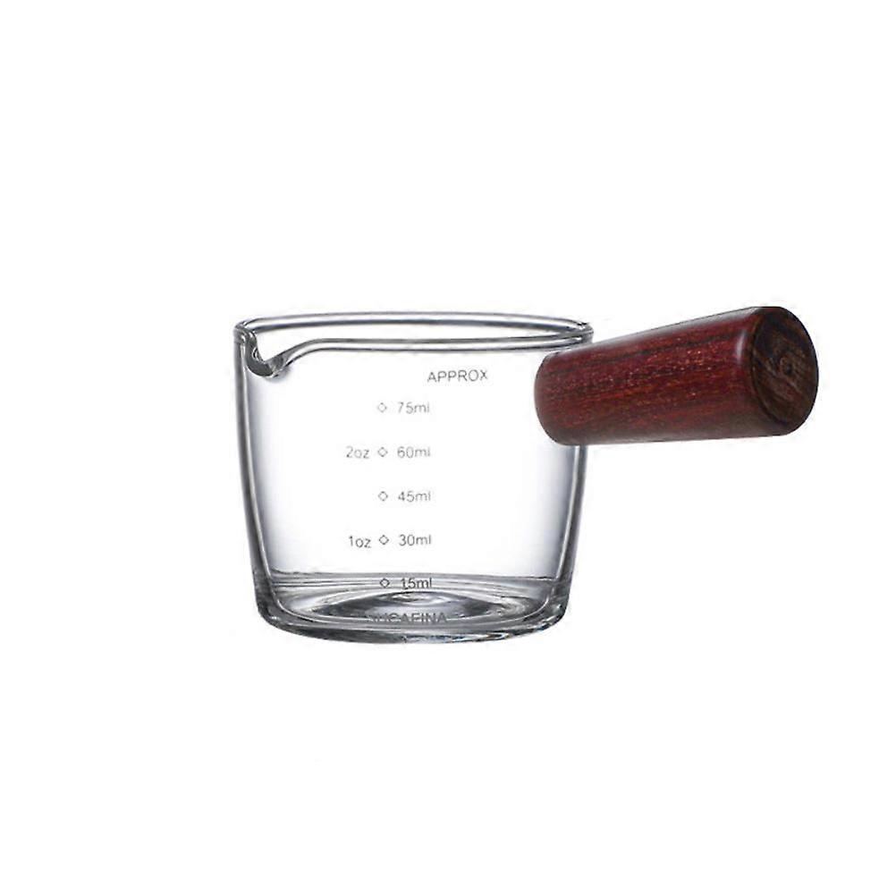 Tasse à lait en verre, tasse à mesurer avec poignée pour une utilisation en cuisine