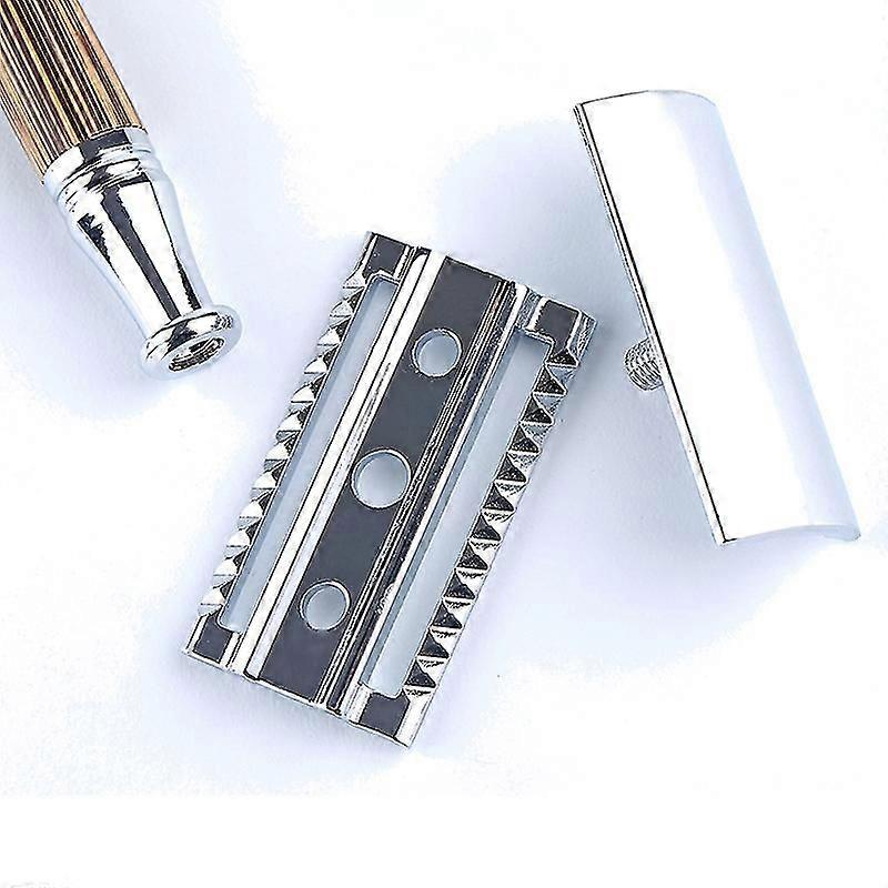 Eco Friendly Shaving Razor Long Natural Bamboo Handle Double Edge ...