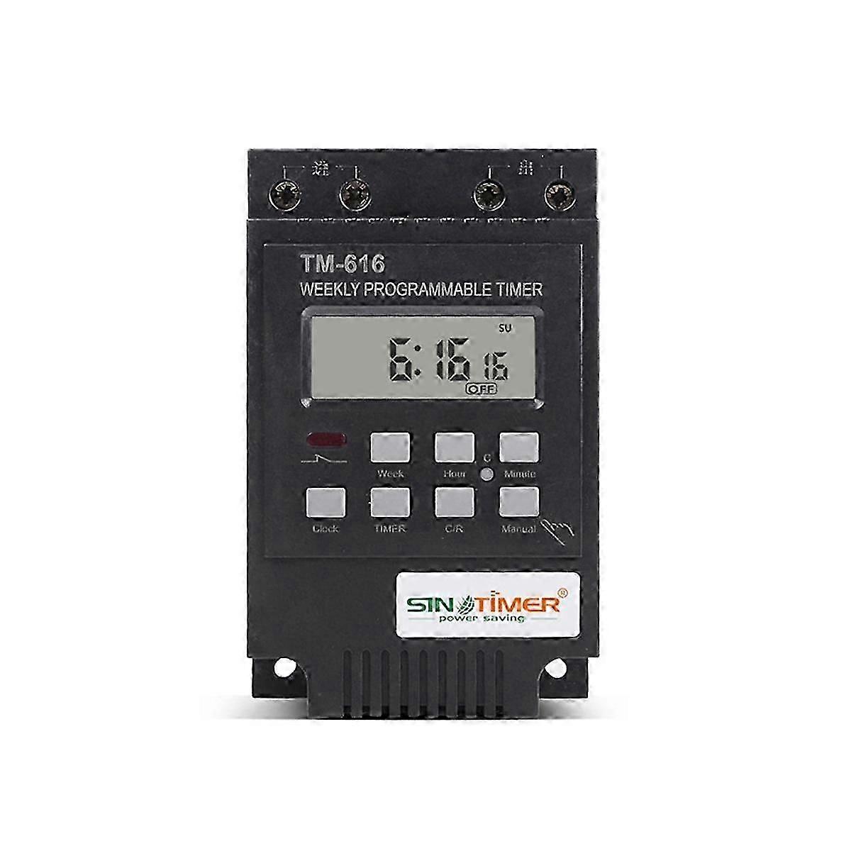 TM616B-4 Time Control Switch Intelligent Switch Timer Street Light Power Timing Switch 30A