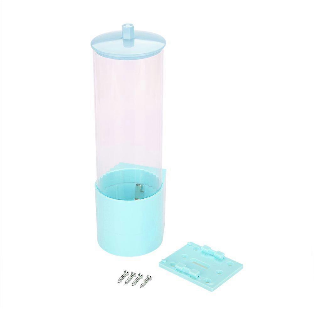 Small Size Water Cooler Paper Cup Holder Disposable Pull Type Dispenser Restaurant (Blue)