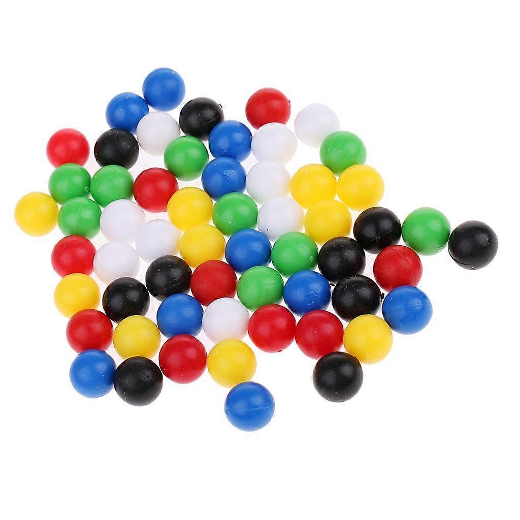 60Pcs 1cm Round Ball Spheres for Connecting Four Balls in A Line Family Game