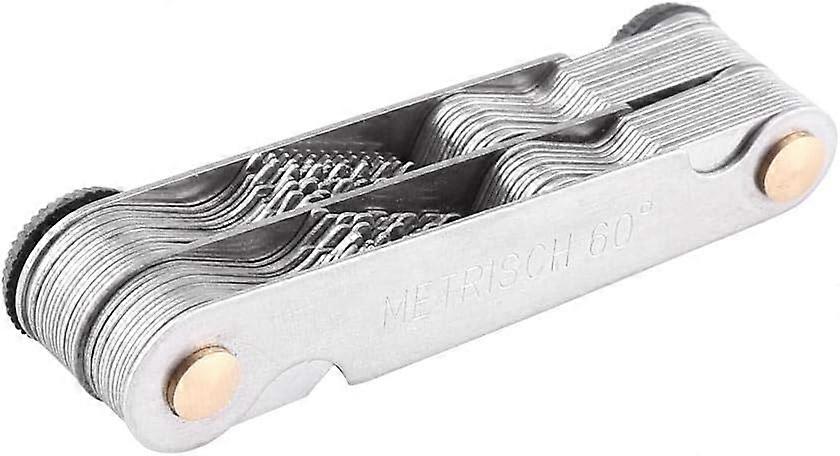 Thread Pitch Gauge Tool Set, Metric & Imperial Screw Thread Gauges Blades, Your Go-To Solution For Thread Size Determination And Tool Angle