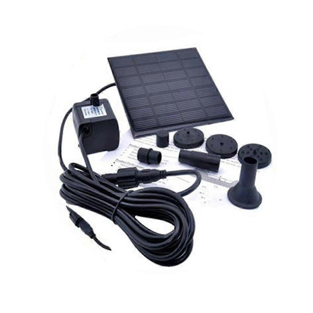 1.2 واط الطاقة الشمسية لوحة مضخة مياه 7 فولت حديقة فرش بركة نافورة بركة مضخة مياه حوض السمك مضخة مياه