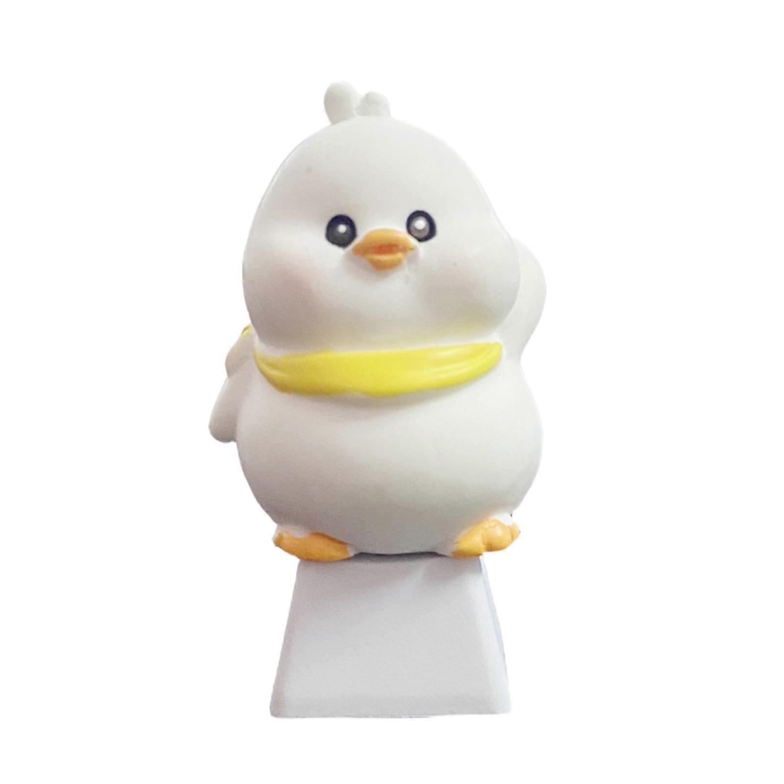 Quirky 3D Duck Keycap Oem Height Upgrades For Mechanical Keyboards Comfortable ABS Cartoon 3D Keycap for Gamers