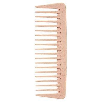Versatile Wide Tooth Hair Comb for Effortless Detangling Friendly and Detangling Hair Comb Safe for Daily Use  Yellow