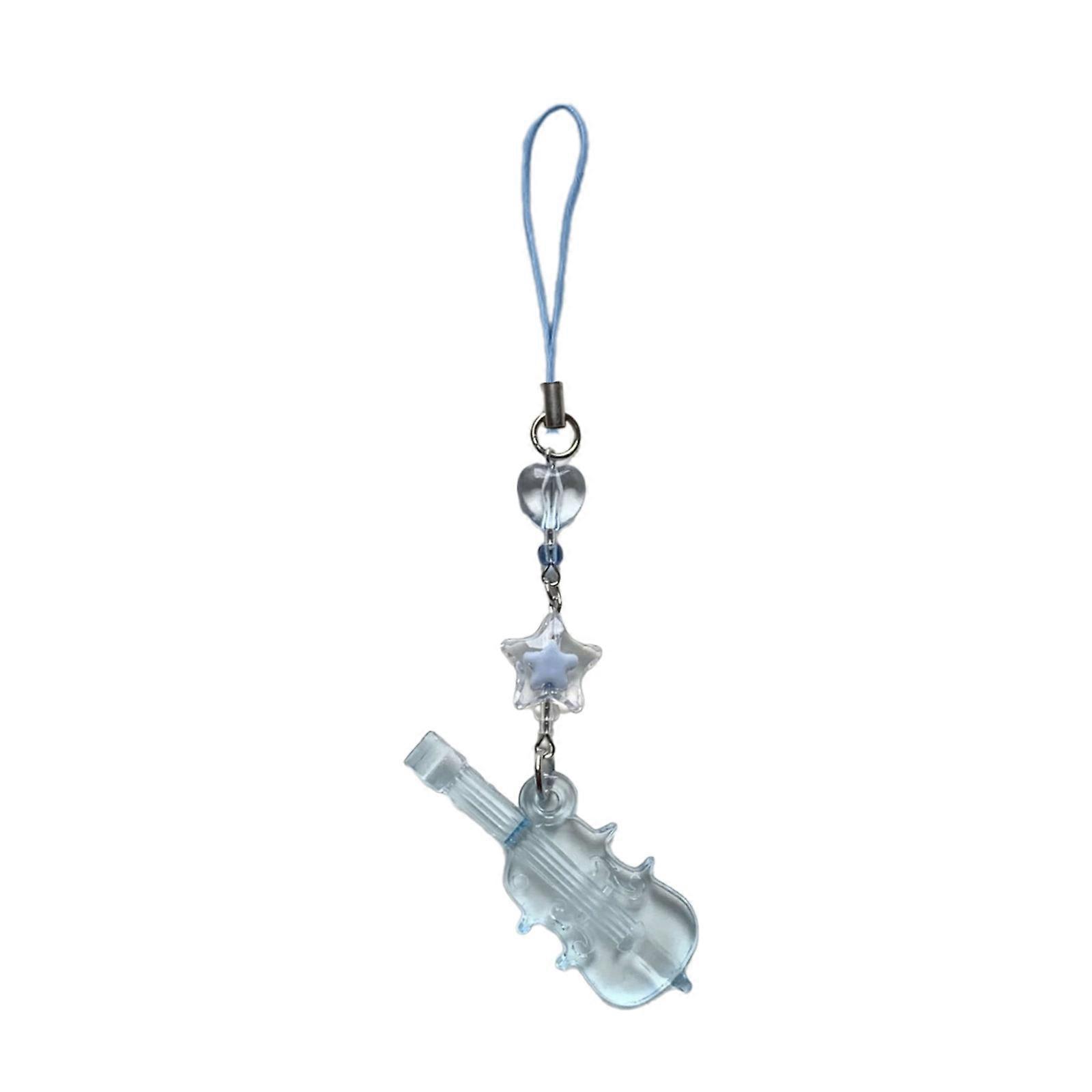 Elegant Beaded Phone Charm Bowknot Keychain Bag Pendant Mobile Phone Decorations for Wallet Bag Keyring