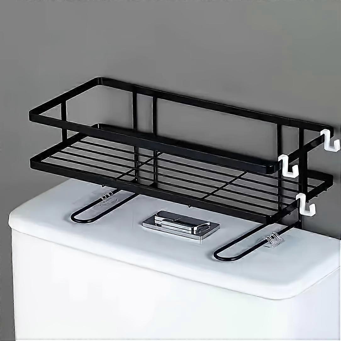 1pc Premium Over Toilet Storage Shelf - Space-Saving Bathroom Organizer, Durable Shampoo & Shower Gel Holder, Stylish Accessories for Neat Storage