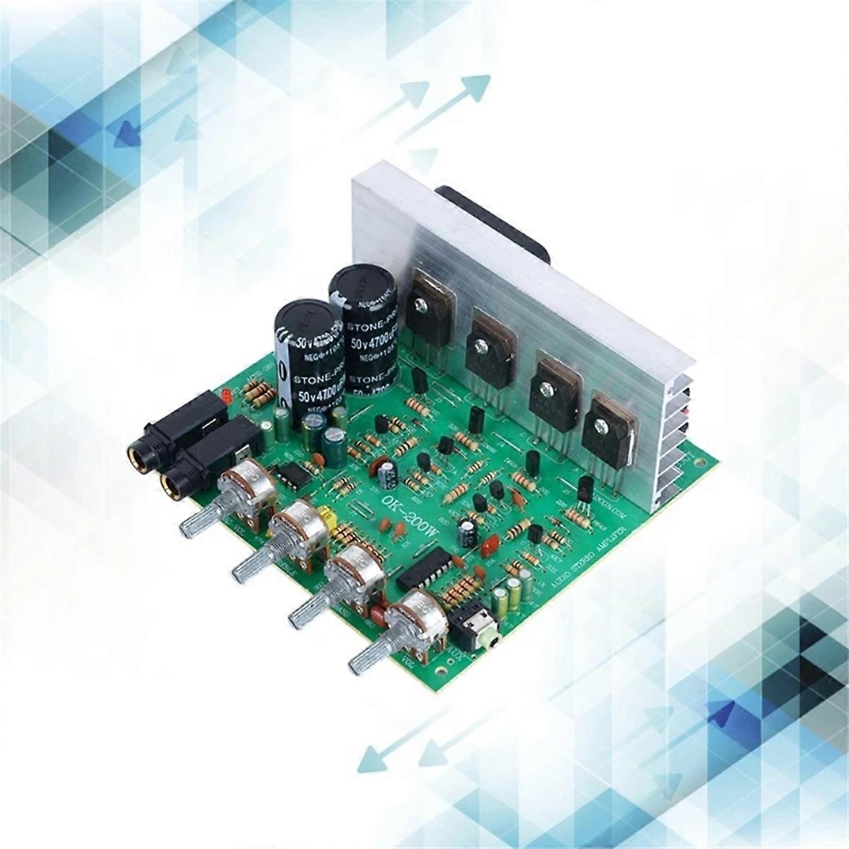 جديد OK200W 2Channel 4-8Ohm مكبرات الصوت وحدة لوحة مزدوجة المجموعة B