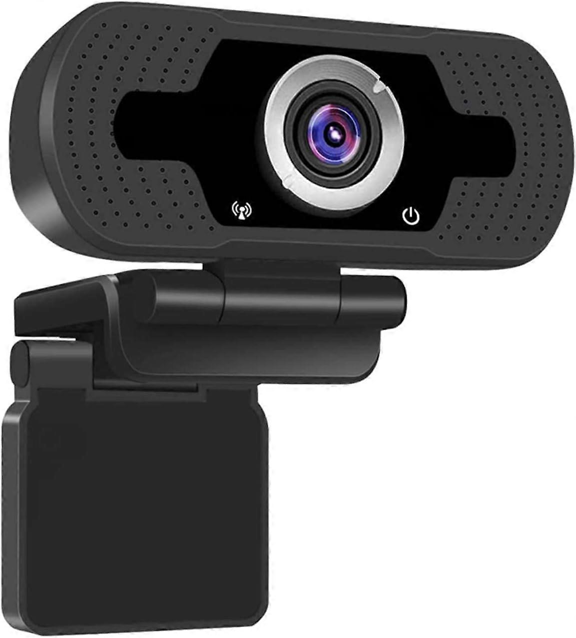 Professional Webcam with Microphone, Full HD 1080p Video Camera for PC, Desktop & Laptop, Plug and Play, Wide Angle Camera, Noise Reduction &