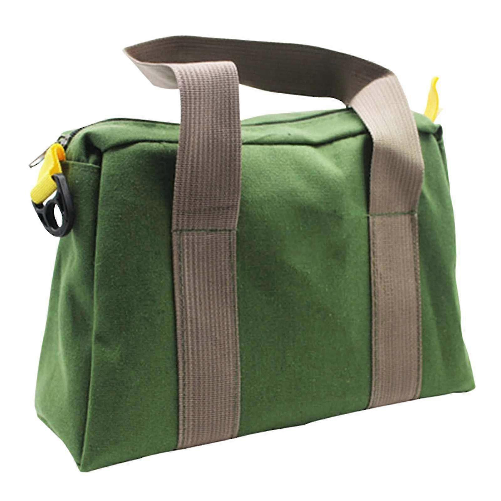 Mechanics Tool Carrying Bag Canvas Portable Wear Resistant Multifunctional 12inches
