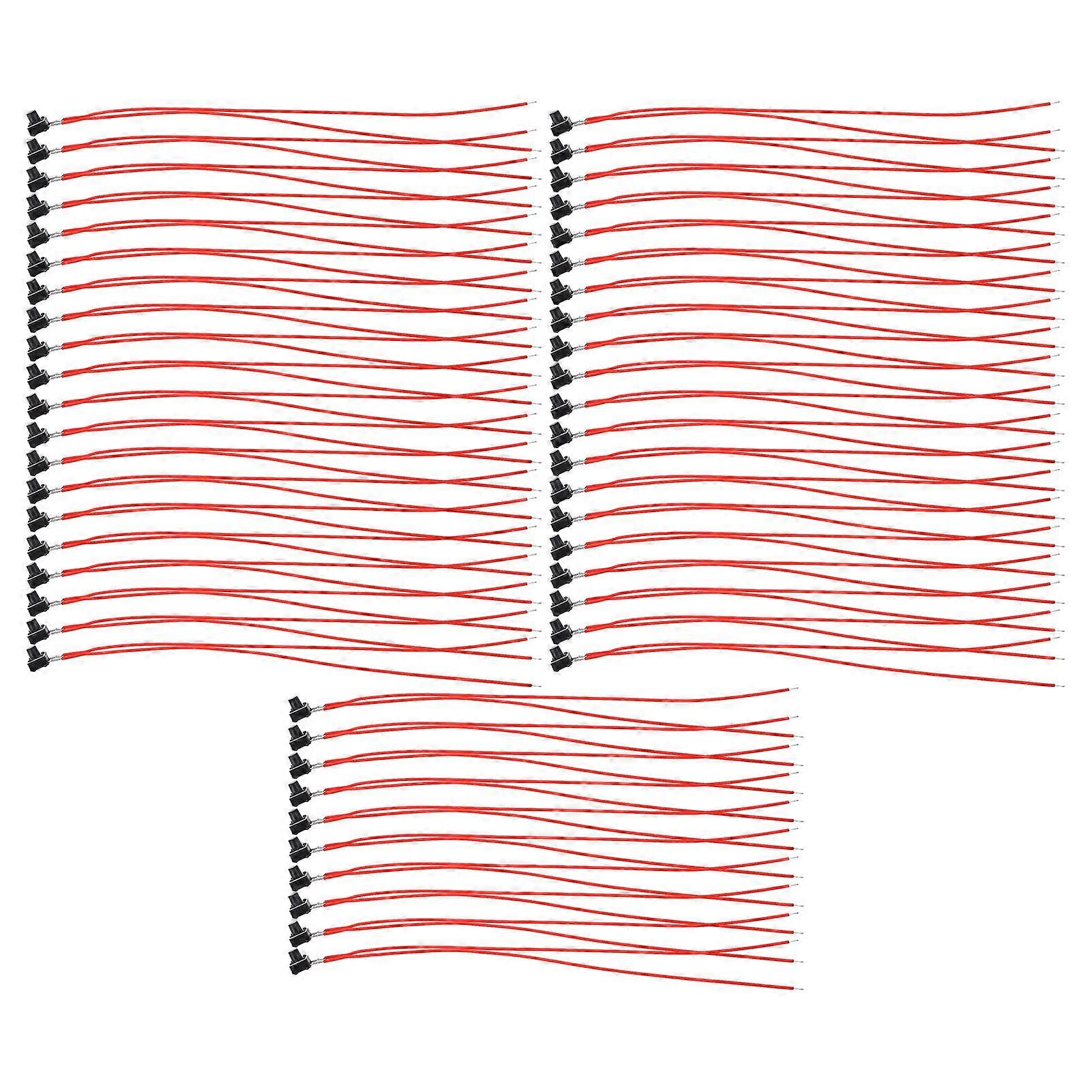 50 Pcs Push Button Switch 6x6mm 150mm Extension Line Precise Control Reset Push Button