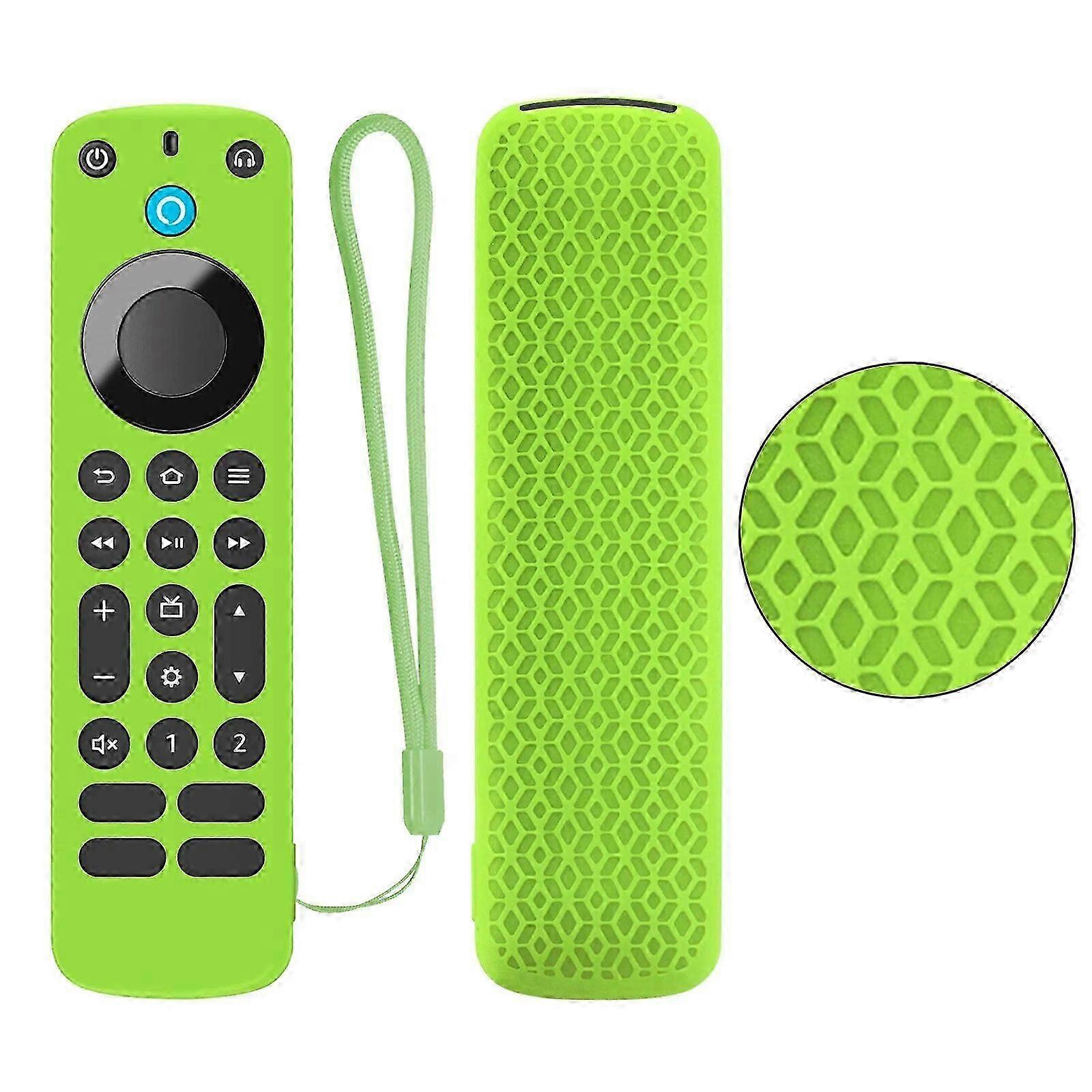 Philipa Protective Silicone Remote Control Case compatible Alexa Voice Fire TV Pro Shockproof Anti-S