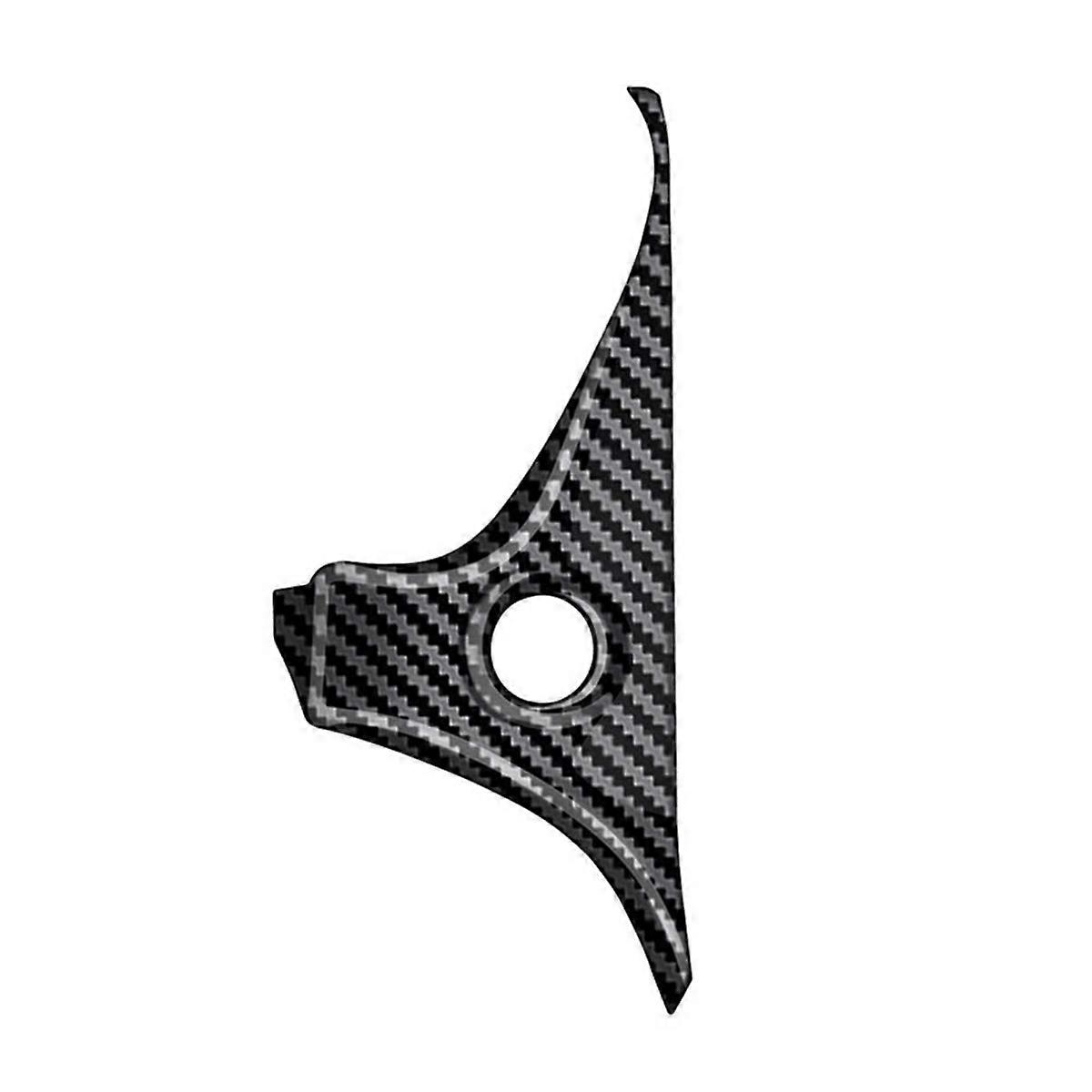 Car Start Button Frame One-Touch Start Button Carbon Fiber LHD