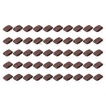 50pcs Taillengürtelhalter Erwachsene Unisex Kleidung Zubehör Universal Elastischer Gürtelhalter für Erwachsene Taillengürtel DIY khaki