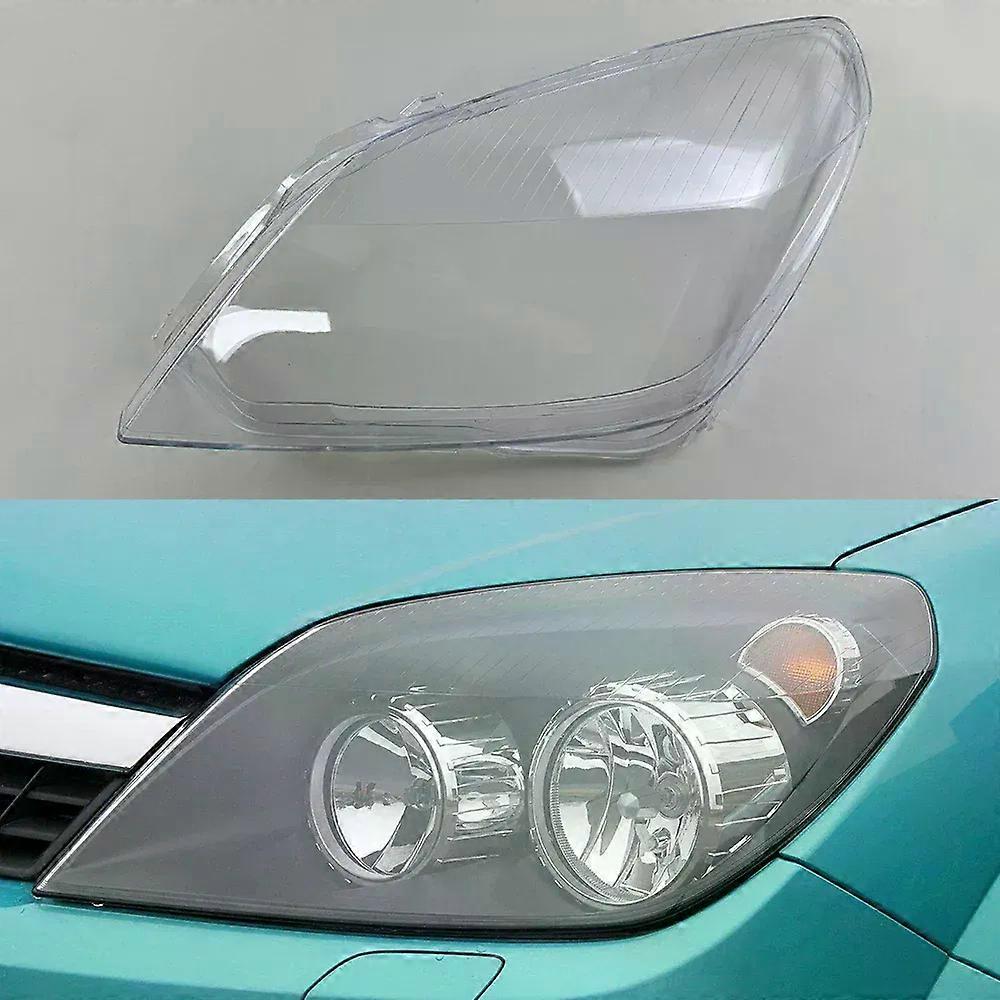For Opel Astra 2004-2010 Headlamp Cover Transparent Lamp Shade Headlight Shell Plexiglass Replace Original Lampshade