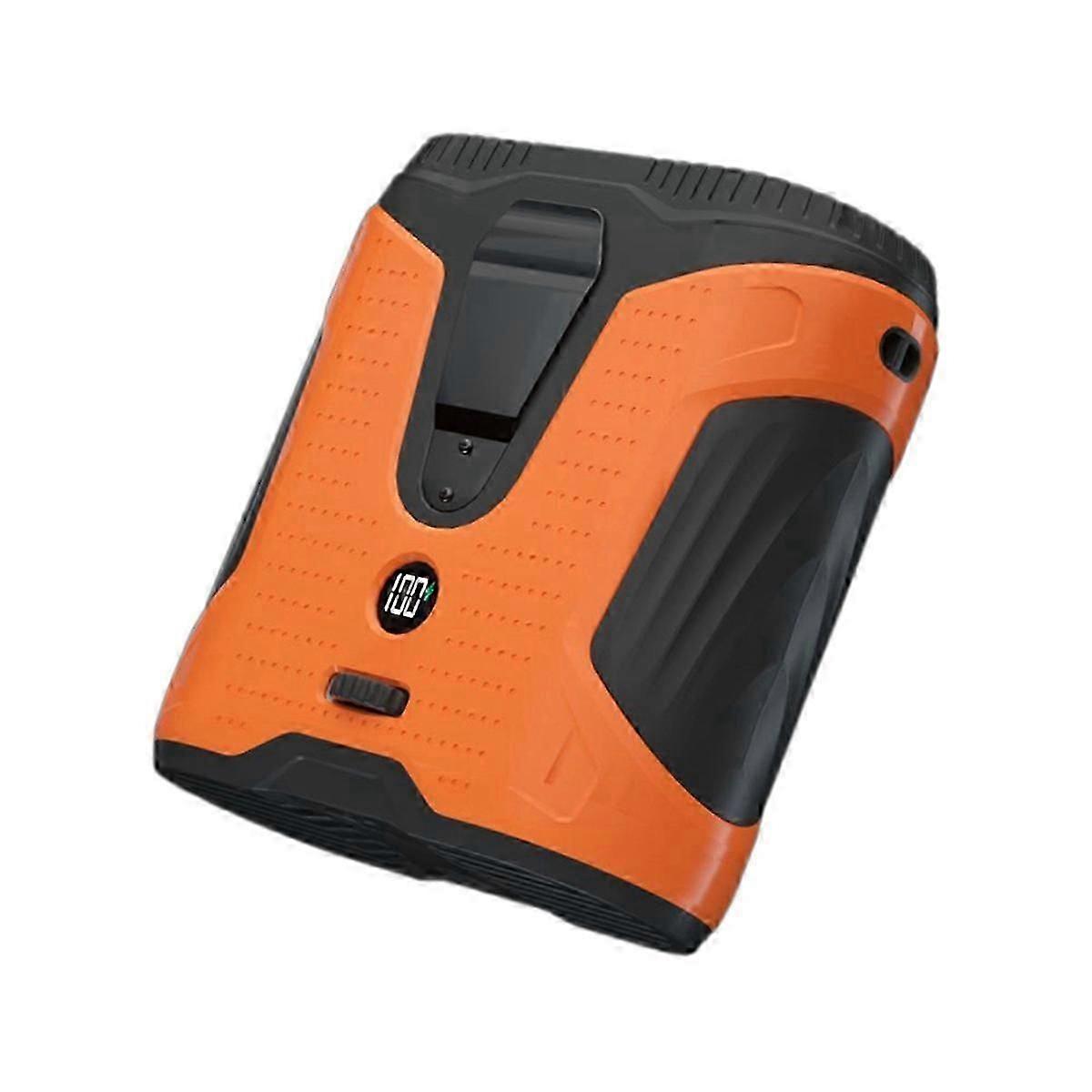 Ventilatore da collo appeso portatile da 10000 mAh con luce a LED per sport e lavoro all'aria aperta