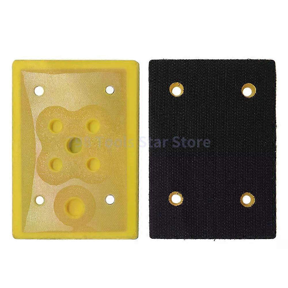 HaKeLai  1PC Rectangular Sanding Pad 70*100mm Hook and Loop Sander Backing Pad Abrasive tools Grinder Accessories for Sanding Polishing