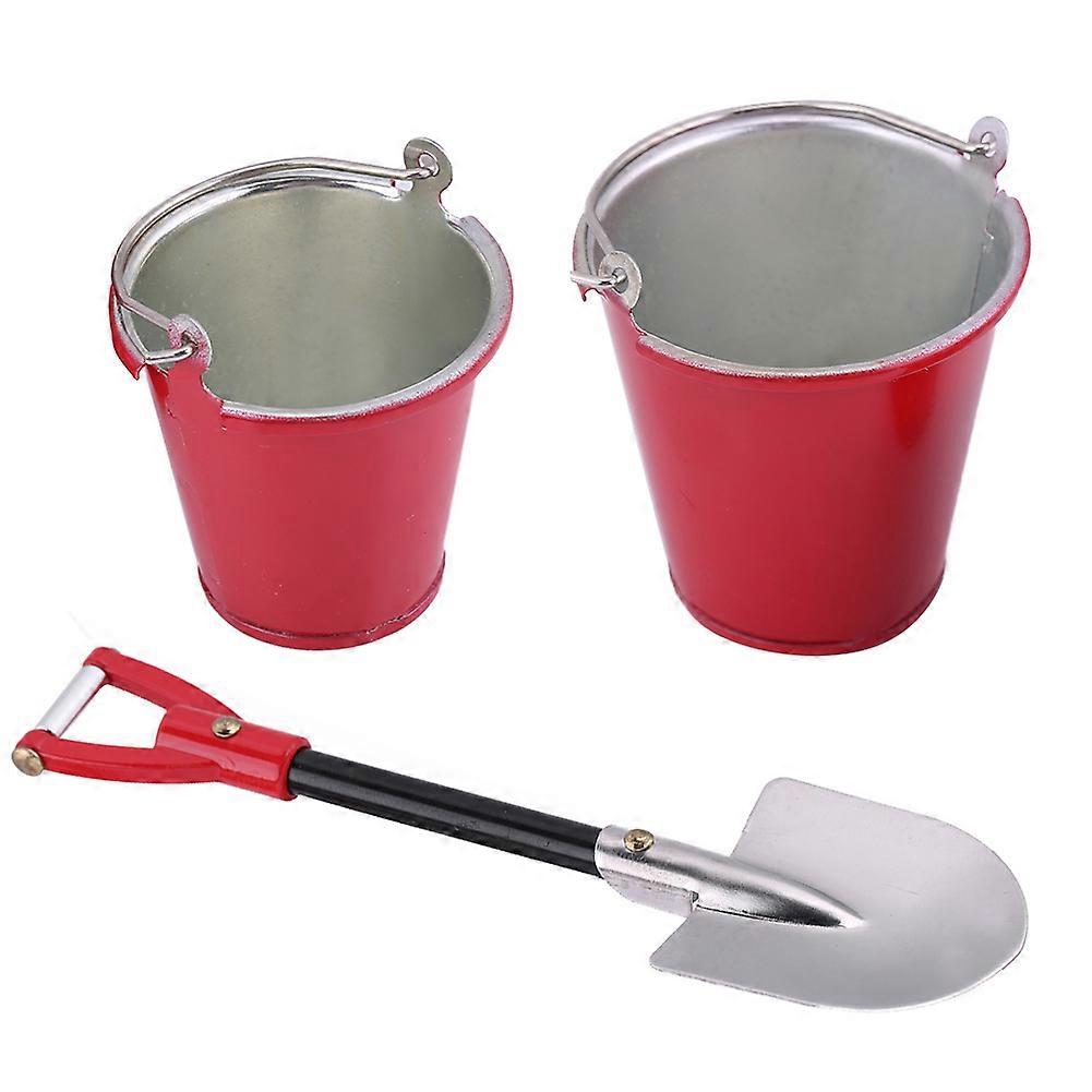 RC Crawler Metal Shovel Bucket Accessory Model Decor for Axial SCX10 TAMIYA D90