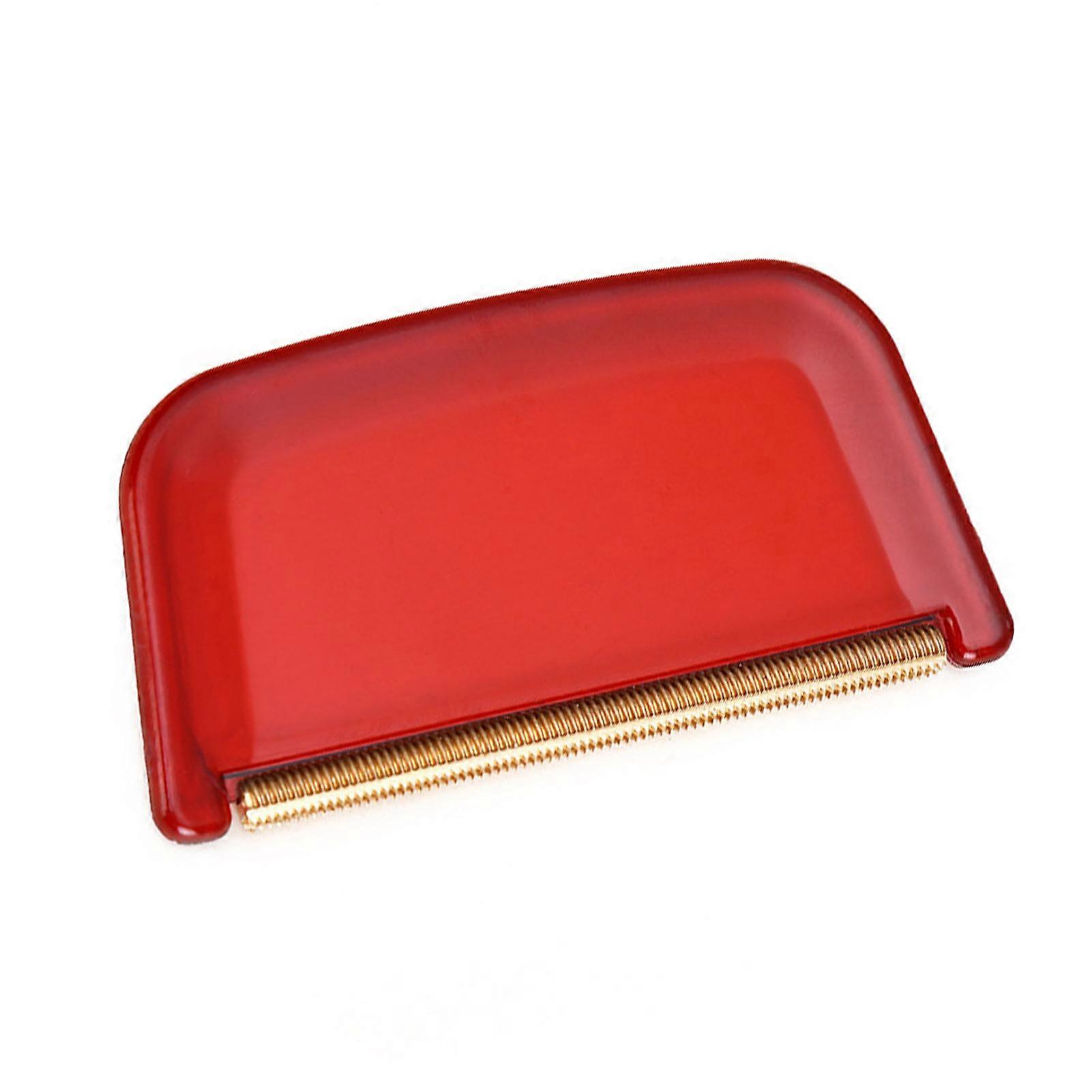 Manual Lint Remover Professional Fabric Shaver Convenient Clothes Lint Scraper for Sweater Wool Coat Knitwear Red