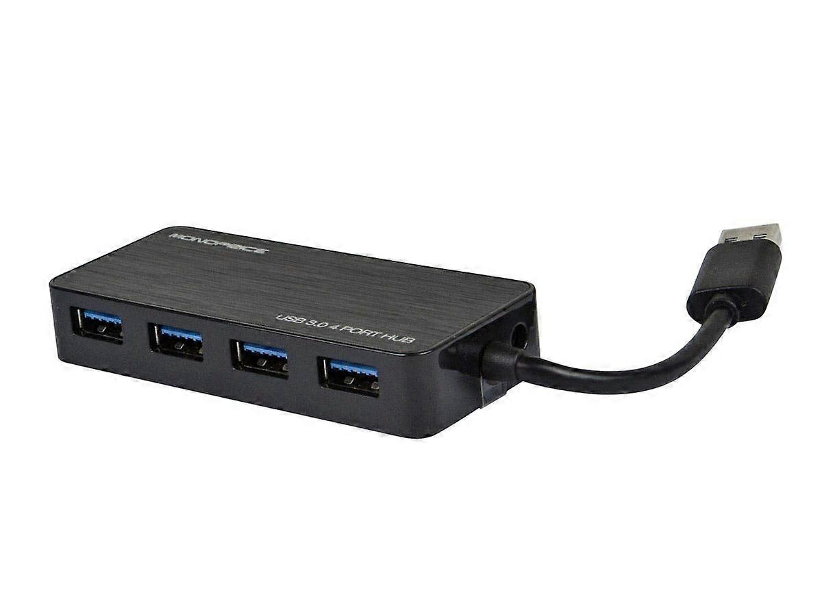 USB 3.0 4 Port Hub for Laptop and Desktop Connectivity