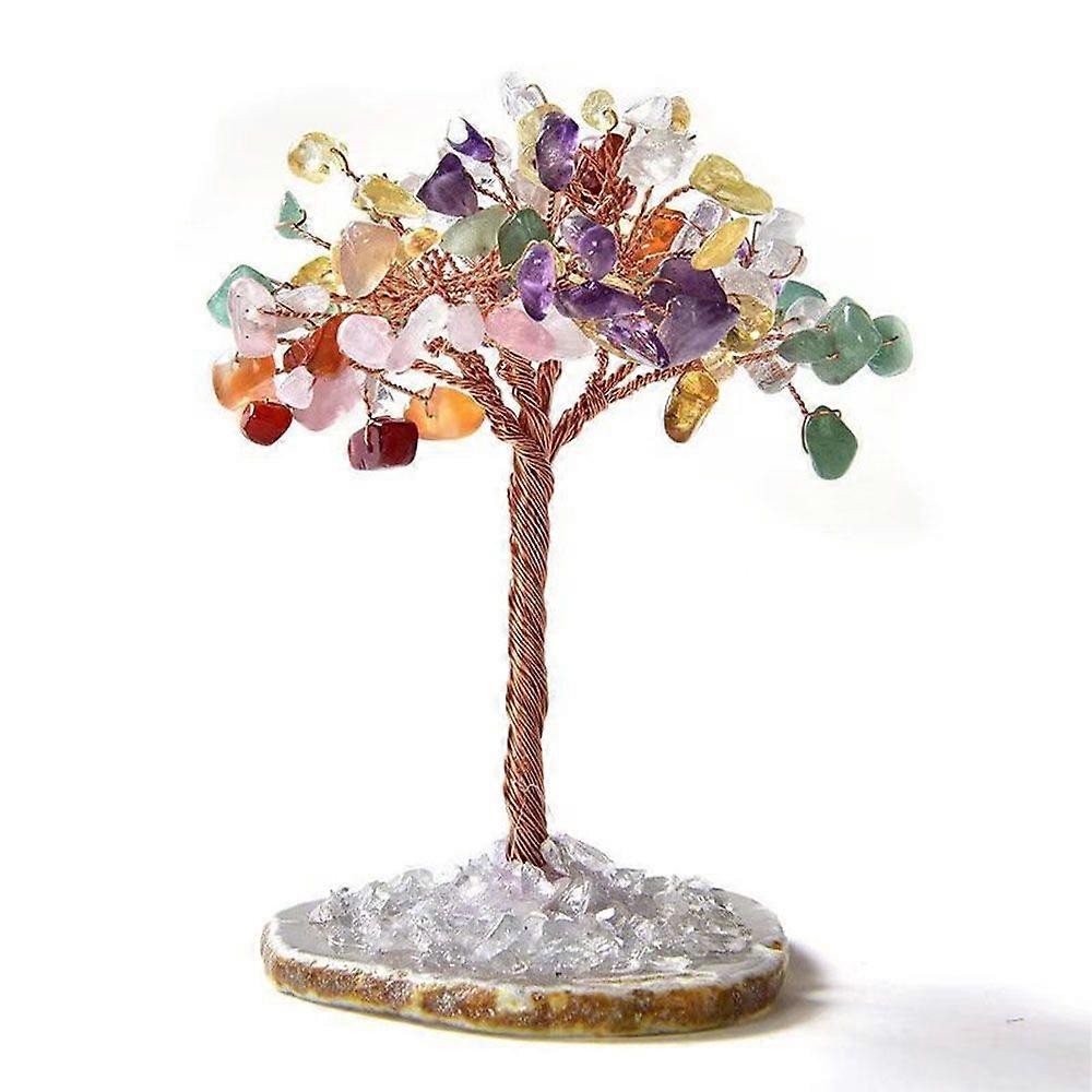 Ornaments decoration-Natural fluorite crystal tree