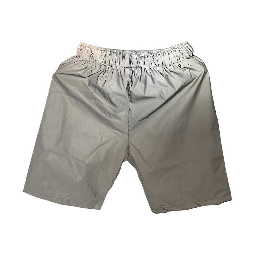 Fully reflective shorts outdoor casual luminous five-point pants