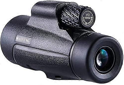 Monoculars 10X42 Monocular Telescope Prism for Bird Watching Traveling Concert Sports Game with Phone Adapter Tripod Monoculars