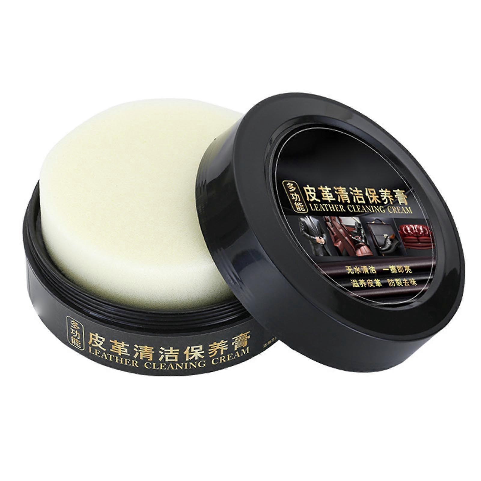 Leather Care Cleaning Paste Auto Car Scratch Repair Remover Wax Paste