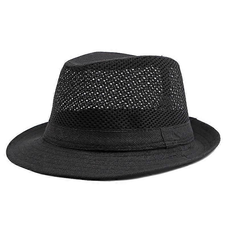 Summer Jazz Hat Mesh Breathable Sunscreen Hat