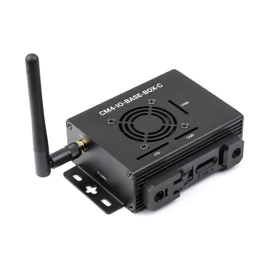 CM4IOBASEC Mini Baseboard Microcomputer With Metal Case Premium Edition For Raspberry Pi Compute Module 4 (CM4)