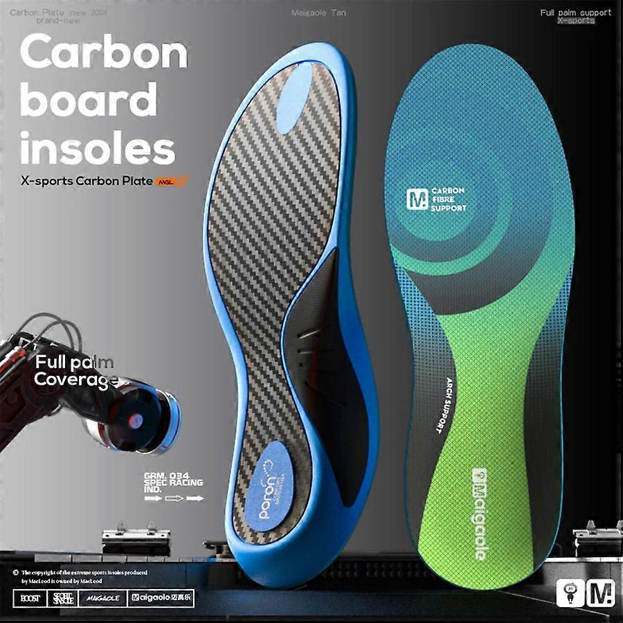 Mcgola 2024 New Model, Real Full-length Carbon Plate, Strong Arch Support, High-assisted Rebound Basketball Elastic Insole