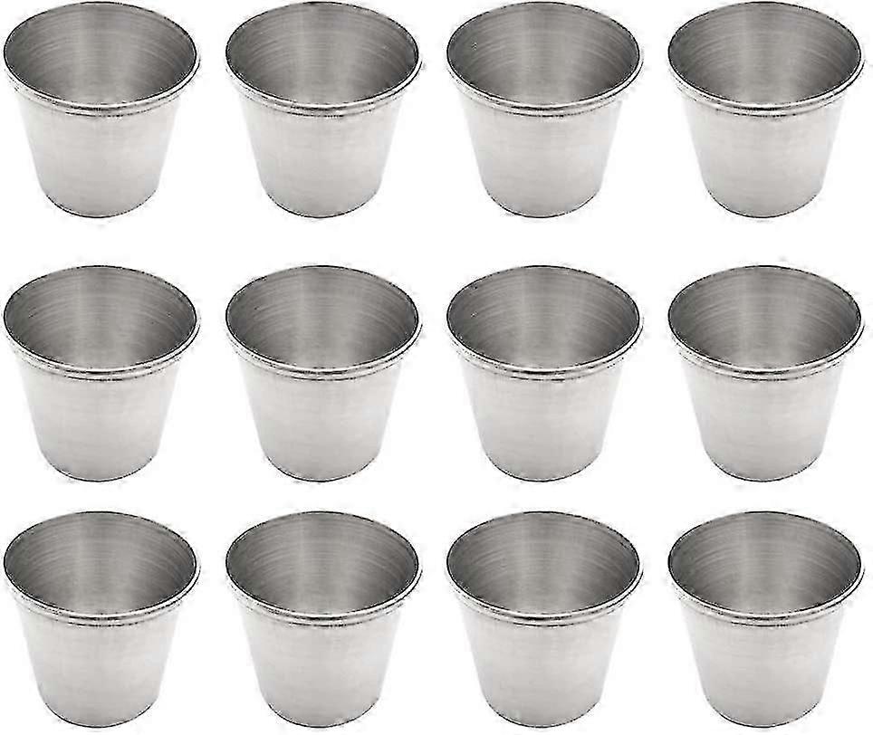 Stainless Steel Mug, Stackable, Child-friendly, For Camping 12pcs