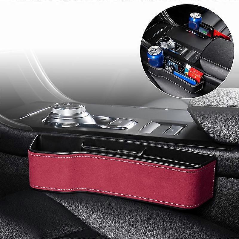 Car Multi-functional Console Box Cup Holder Seat Gap Side Storage Box, Frizzled Feather Style