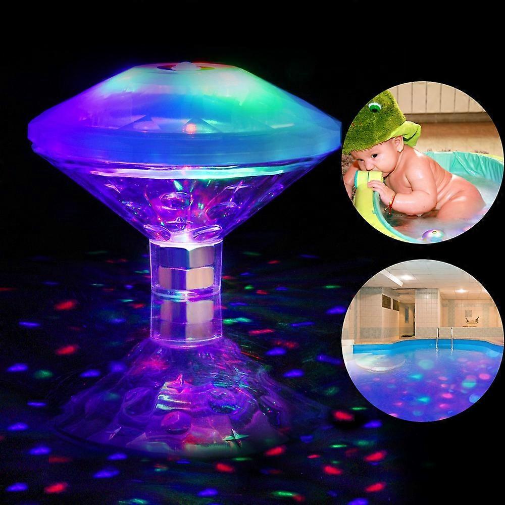 Floatings Pool Light LED Colorful Ambient Lights IP67 Waterproof Bathtub Lamp with 8 Lighting Modes for Bathroom, Pool, Fountain, Pond, Party