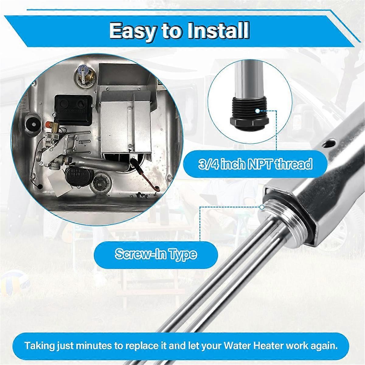RV Water Heater Elements Kit for Water Heater Tanks Water Heater Part