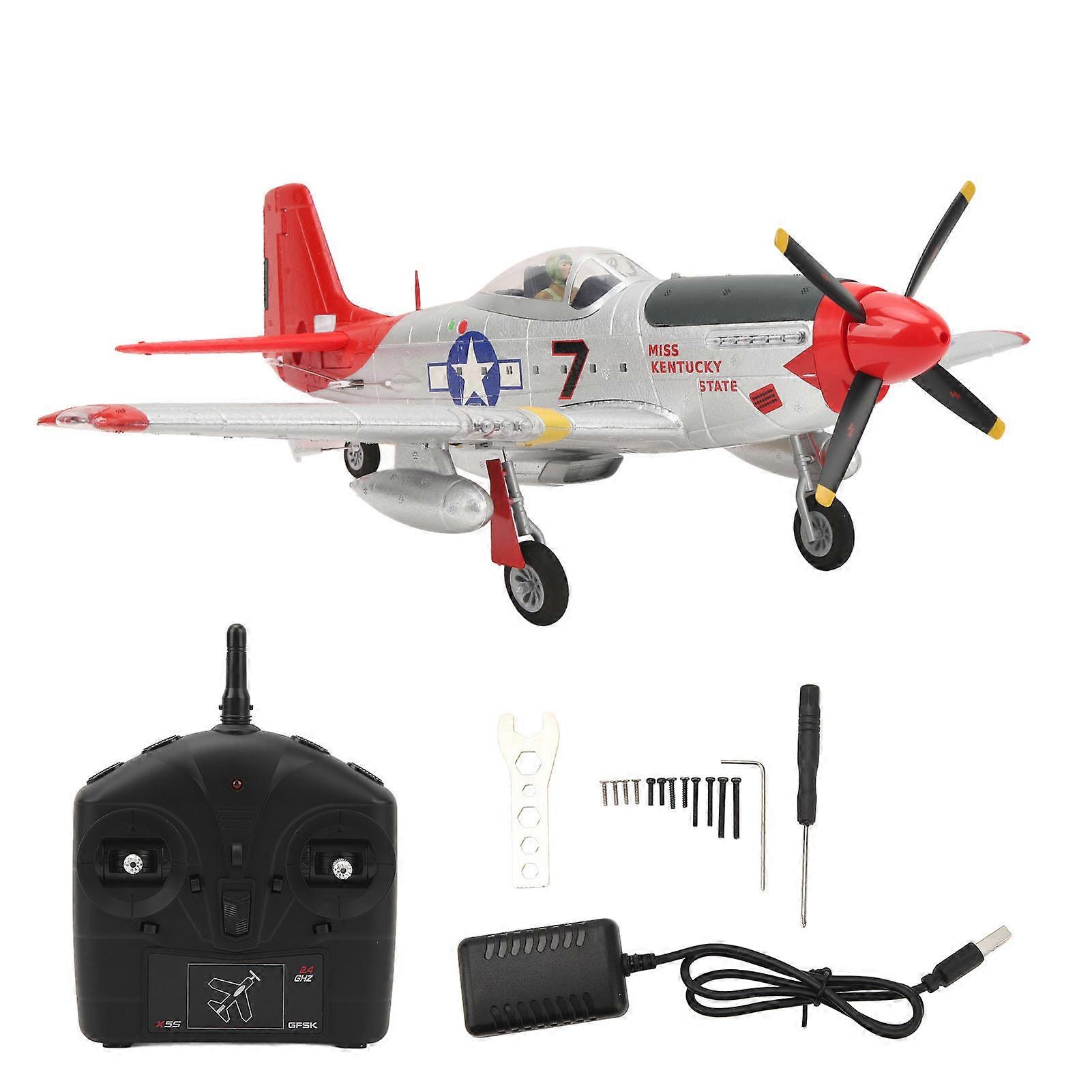 RC Air 3D 6G Mode Conversion Strong Magnetic Brush Less Motor Remote Control Plane with LED Light