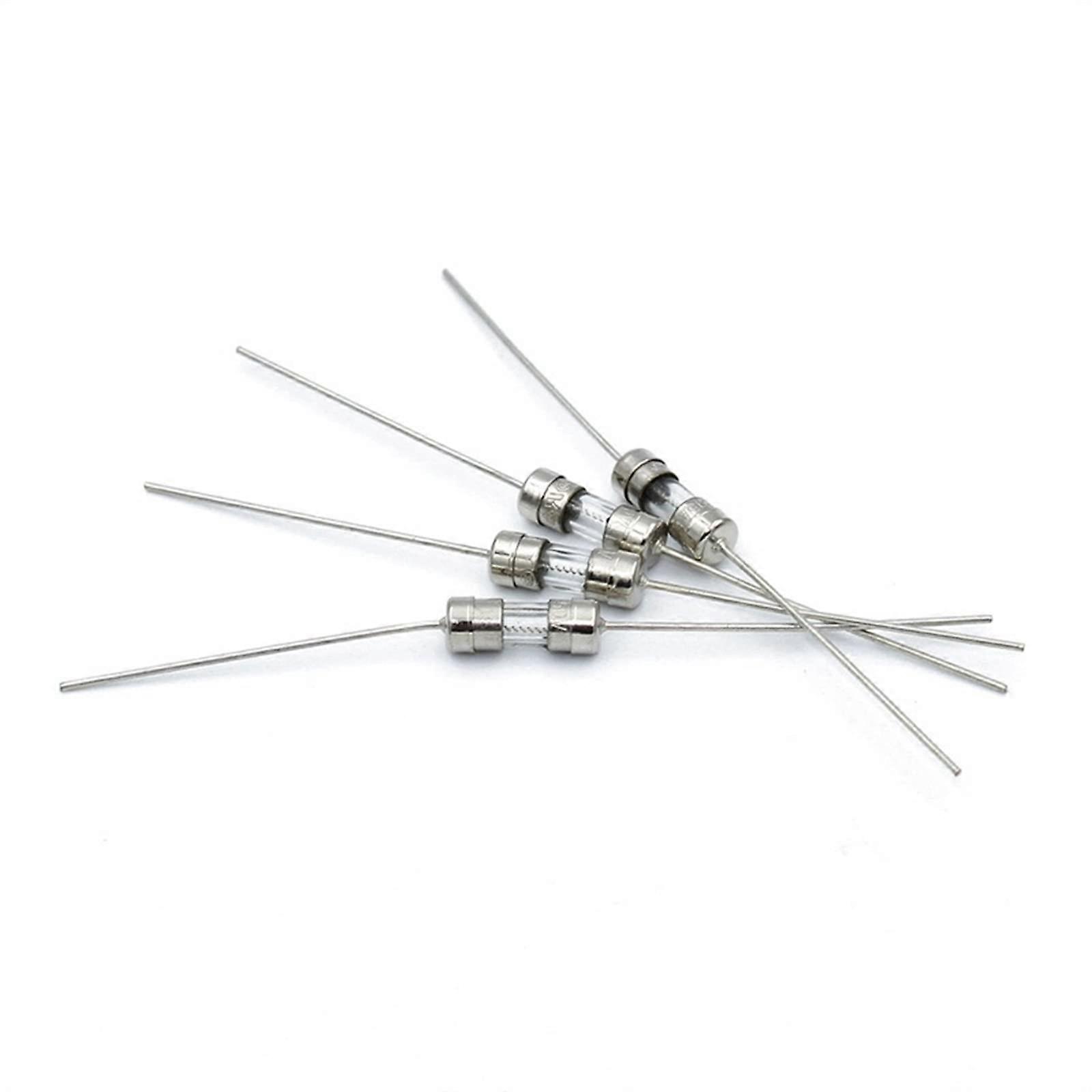 3.6x10mm Fast-Blow Glass Tube Fuse 10pcs 0.5A to 10A 250V with Pin Fast Break Fuse for Electrical Applications