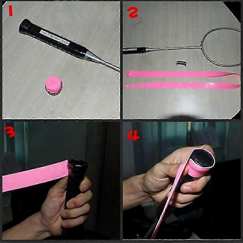 10 Pack Professional Overgrip for Rackets with Anti-Slip Features in Yellow Color Suitable for Racquet Sports