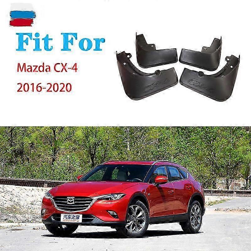 Suitable for Mazda CX4 CX-4 Mudguard Fenders Mud Flap Guard splash Mudguards Fender Mudflaps car accessories auto styline Front Rear