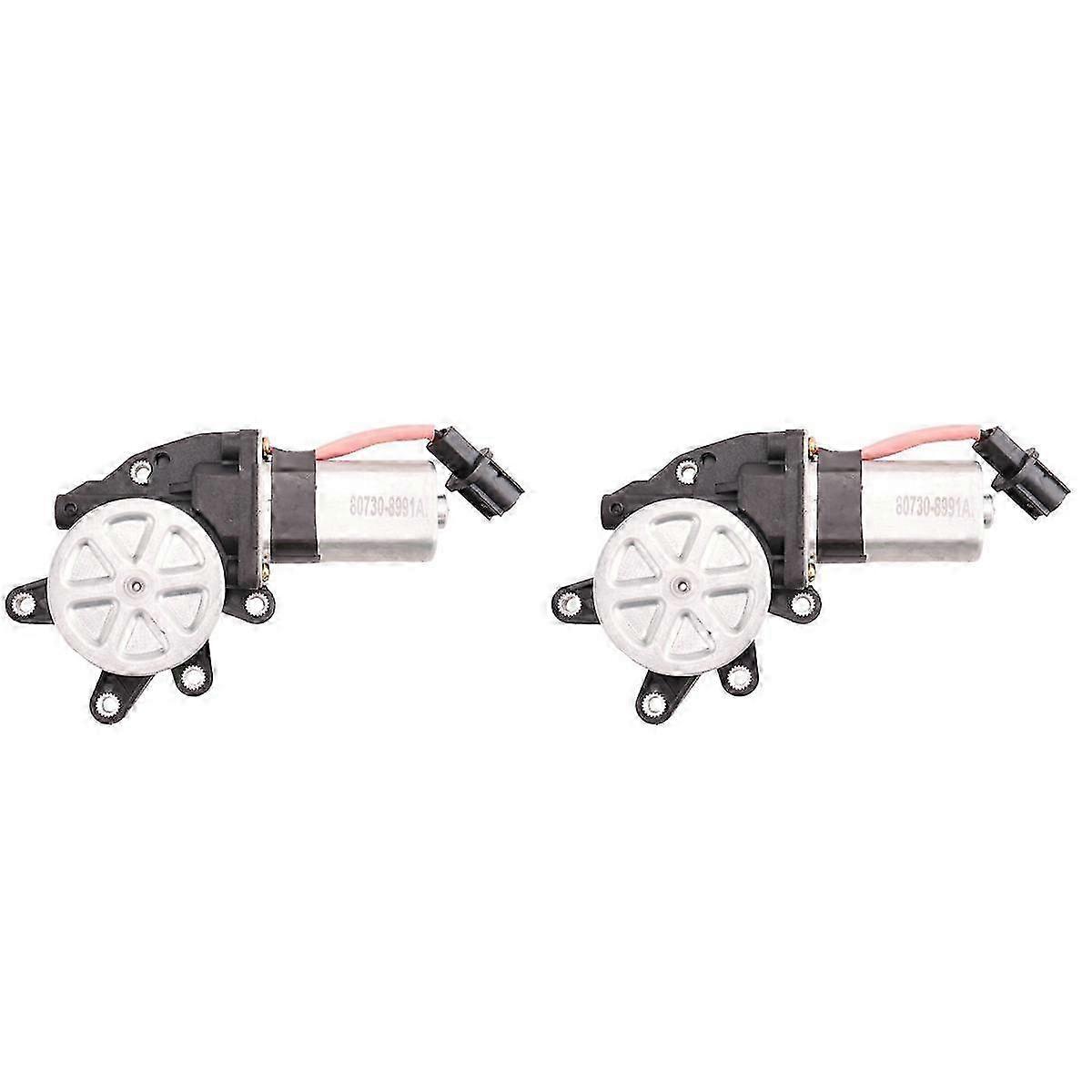 2X 2 Pin Power Window Lift Motor Front Right for 2007-2012 80730-8991A, 742-510