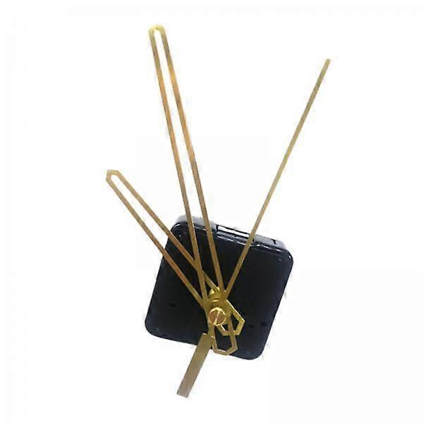 2x Easy Installation DIY Clock Movement Kit with 3 Hands for Frameless Wall