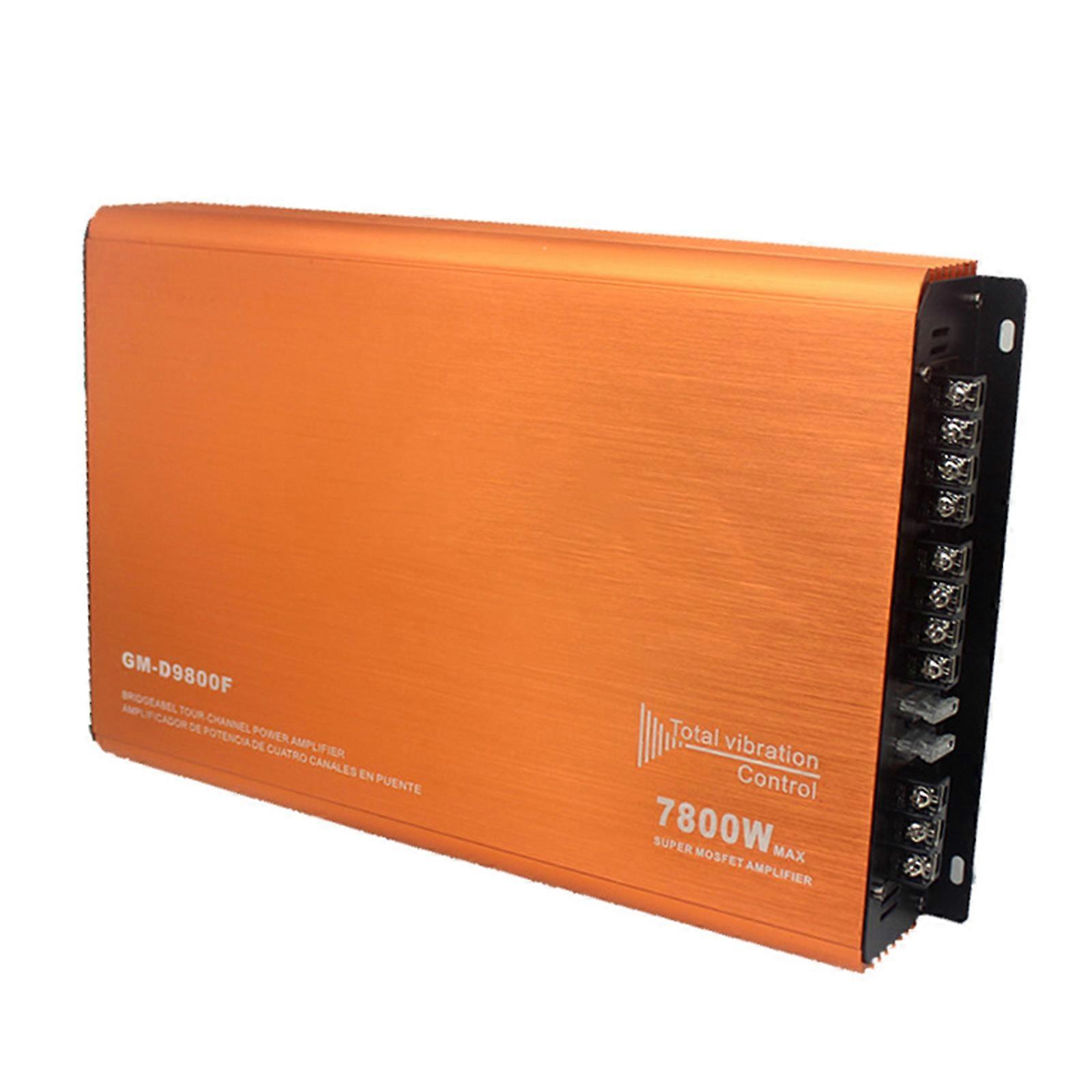 Portable Auto Sound Amplifier with 4 Channel Power Output Dynamic Sound Enhancement for Improves Driving Experience