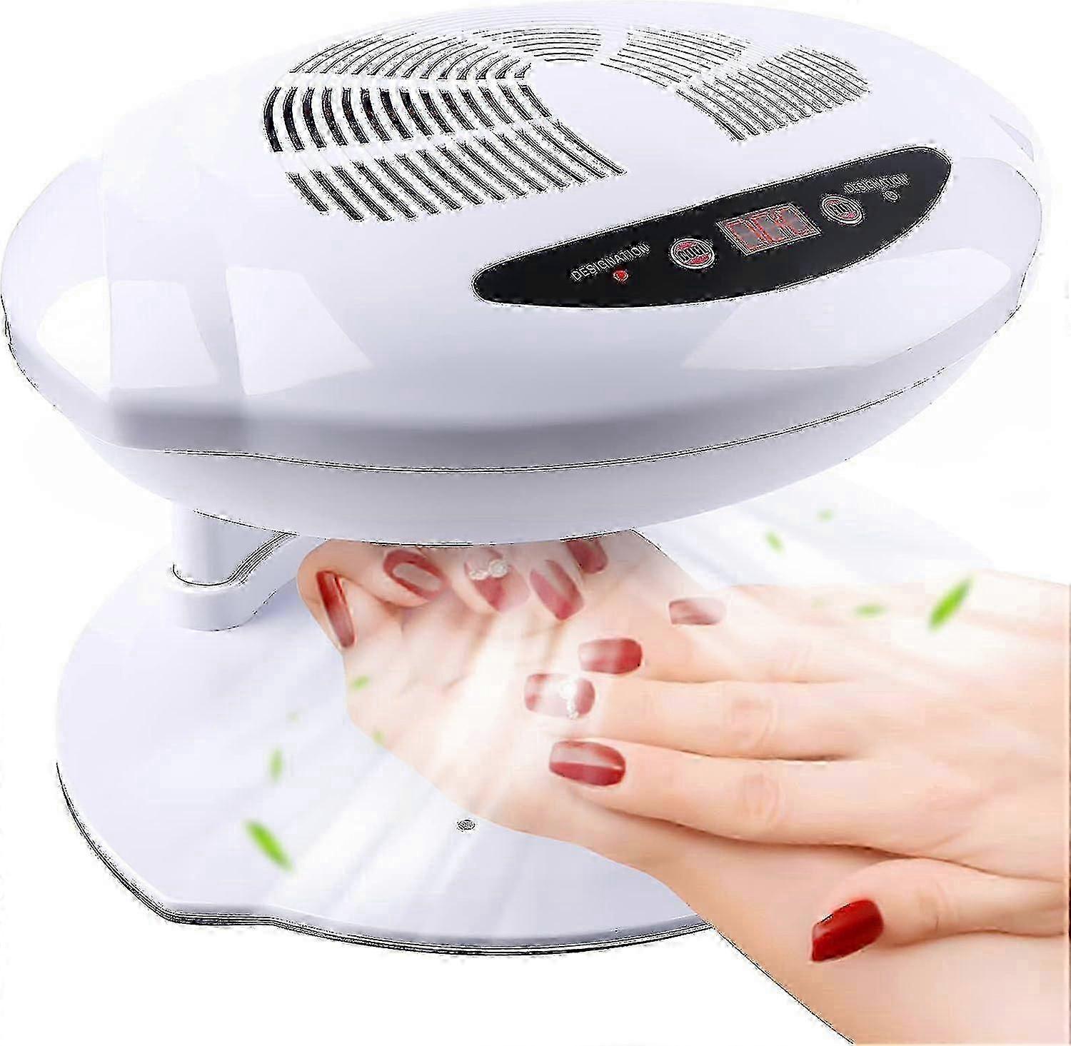 Luftnageltrockner mit 400W Lüfter - Intelligenter automatischer Sensor für Heiß- und Kalttrocknung - Maniküre-Tool