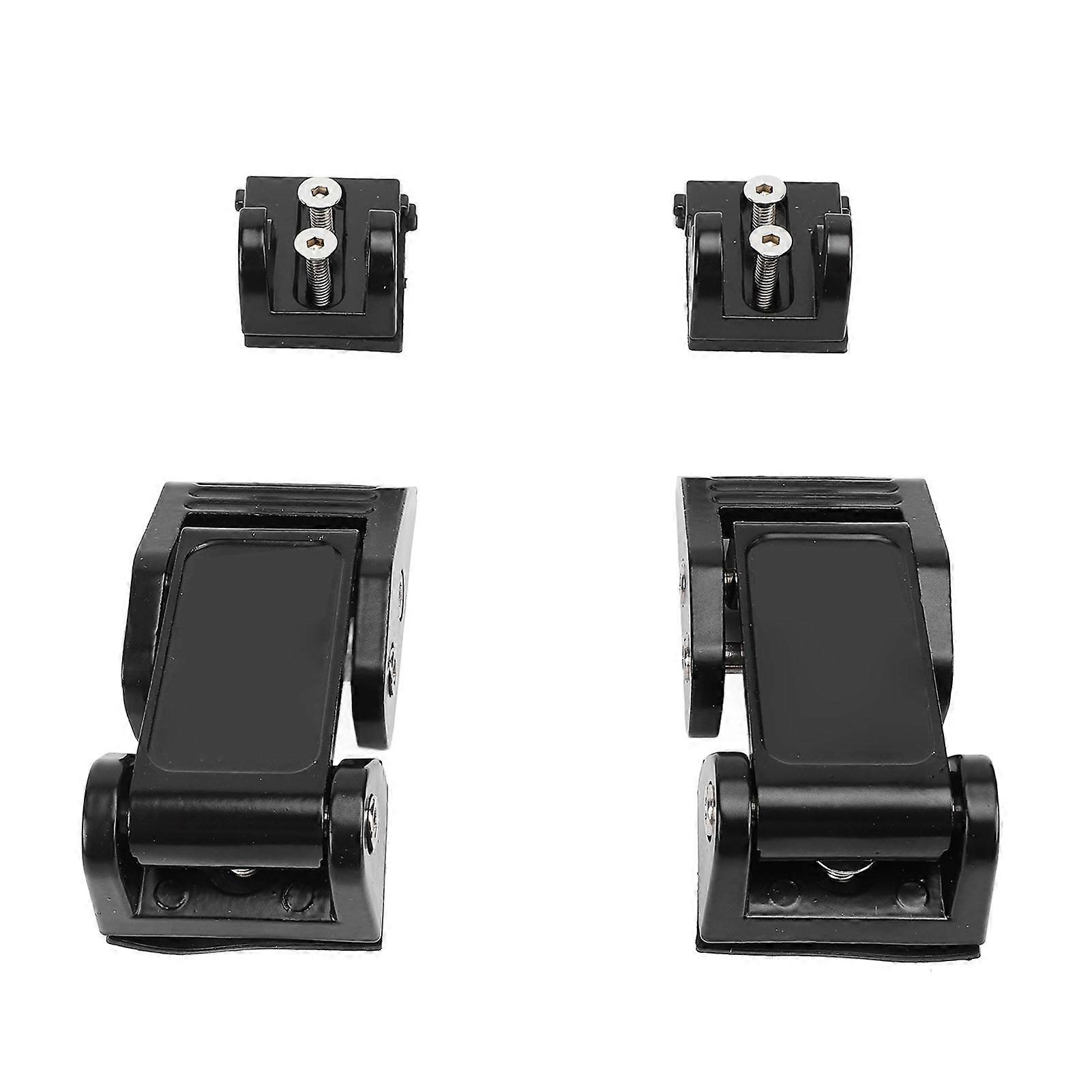 Hood Latches Lock Catch with US Flag Style Aluminium Alloy Latch Locking Hood Catch Kit for JK JL JLU JT 