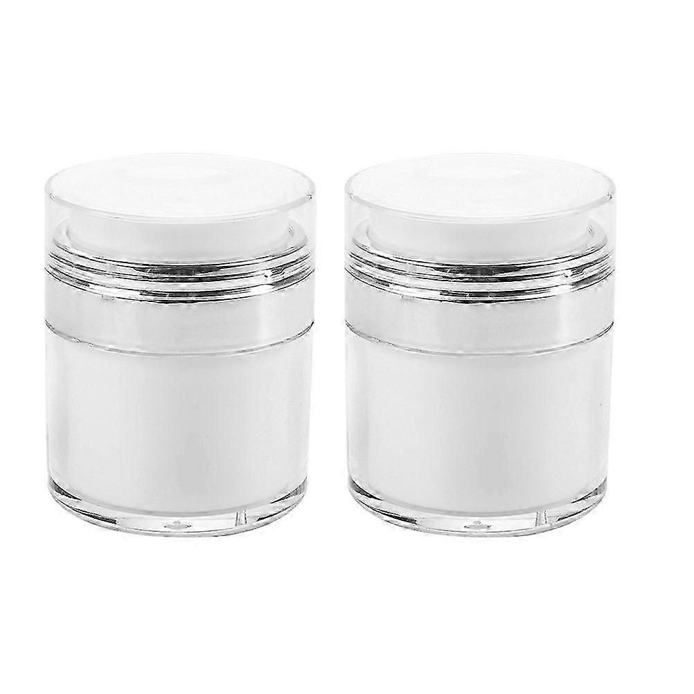 1 Bag 2Pcs Drop-resistant Sub Bottles Creams Pots Double-layer Sample Jars